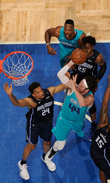 Monk scores 26, Hornets rout Magic 137-100
